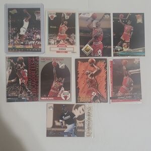 Michael Jordan Trading Card Collection - Red, Black, White